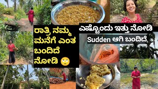 ರಾತ್ರಿ ನಮ್ಮ ಮನೆಗೆ ಎಂತ ಬಂದಿದೆ ನೋಡಿ🙄ಎಷ್ಟೊಂದು ಇತ್ತು ನೋಡಿSudden ಆಗಿ ಬಂದಿದೆKannada vlogs [upl. by Sirrah439]