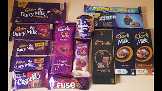 Cadbury mousse  Dark Milk  New Cadbury dairy milk all types Part  I cadbury chocolates unboxing [upl. by Rehpotsihrc]