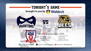 Game Highlights Phantoms vs Bees 12th Nov 23 [upl. by Mixam]