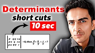 How to Solve Determinant questions in 10 Sec  Determinants Shortcut  Arvind Kalia sir [upl. by Strohbehn937]