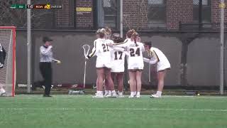 2023 Rowan Womens Lacrosse vs Stevenson  Highlights [upl. by Ellehcal]