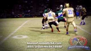 11114 Konawaena vs Hilo Highlights Alumni Football USA [upl. by Nnylyar712]