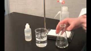 Titration Technique using a buret [upl. by Venditti]