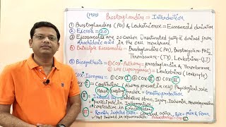 Prostaglandins Part 01 General Introduction of Prostaglandins  Prostaglandins  PG COX Pathway [upl. by Anelra]