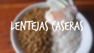 🍛COMO PREPARAR LENTEJAS MUY FACIL🍛 LENTEJAS COLOMBIANAS  Antony Torres [upl. by Konopka]