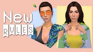 NEW RULES ❌💑  Dua Lipa  The Sims 4 w Full CC List [upl. by Ramma]