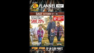 Cabela’s Ad October 17 – October 31 2024 Flannel Fest Sale [upl. by Magnum]