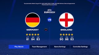 GERMANY vs ENGLAND EURO2024 [upl. by Acinonrev]