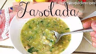 Bean Soup  Greek Fasolada  Quick amp Easy [upl. by Durtschi265]