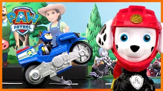 PAW Moto Pups Toy Rescue Missions  PAW Patrol 1 Hour Compilation  Toy Pretend Play for Kids [upl. by Lepine]