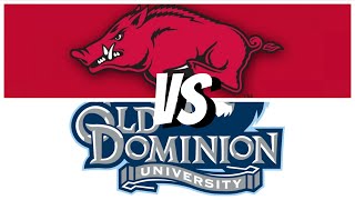 Arkansas vs Old Dominion Basketball Recap [upl. by Nahn]