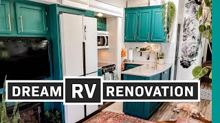 Renovated RV Tour Fulltime Traveling Family of 4 [upl. by Fleur]