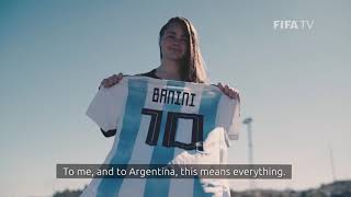 FIFAWWC Player Promo  Estefania Banini  Argentina is ready [upl. by Binny]