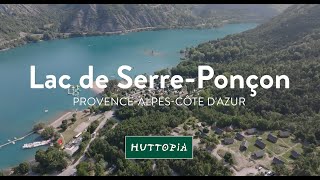 Camping Huttopia Lac de SerrePonçon  Visite virtuelle aux pieds des Alpes du Sud [upl. by Celin]