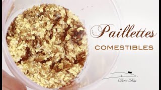 ✨ PAILLETTES COMESTIBLES 3 INGRÉDIENTS  Recette Maison FACILE pour décoration Gâteau Layer Cake ✨ [upl. by Desirea]