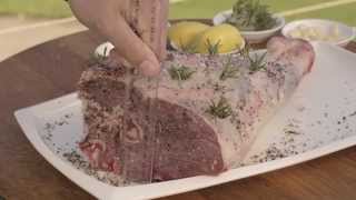 Cooking a roast leg of Lamb on your Weber Premium Gas Barbecue [upl. by Wojcik]