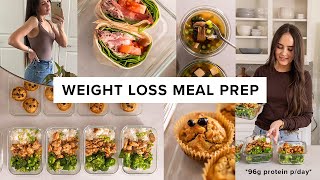 1 hour weight loss meal prep  96g protein per day  super easy pt 3 [upl. by Anella]