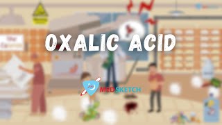 Oxalic Acid Sketchy  Toxicology forensic science  Forensic medicine lecture  Forensic Medicine [upl. by Eednim863]