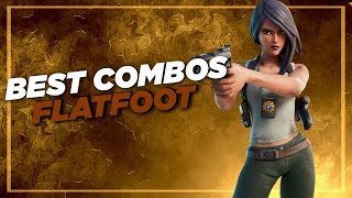 Best Combos  Flatfoot  Fortnite Skin Review [upl. by Kirsteni]