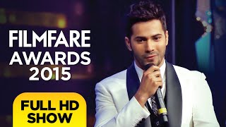 60th Filmfare Awards  Filmfare Awards 2015  Full Show HD  Shah Rukh Khan Varun Dhawan [upl. by Ocirled]