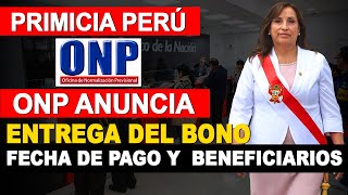 ONP anuncia entrega del bono 2024 conoce en qué fecha se paga y quiénes serán beneficiarios minero [upl. by Jenkins208]