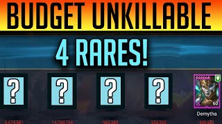 ULTIMATE BUDGET UNKILLABLE SLOWER TEAMS JUST NEED DEMYTHA  Raid Shadow Legends [upl. by Akem]