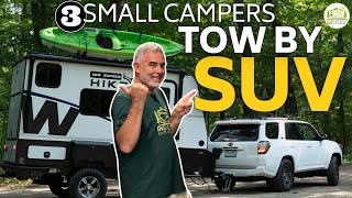 3 Small Camper Trailers You Can Tow With An SUV  New 2024 Models [upl. by Lainahtan]