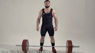 CLEAN and JERK  Olympic weightlifting [upl. by Nostrebor]