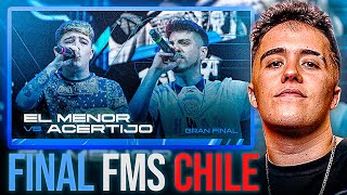 GAZIR REACCIONA A ACERTIJO VS EL MENOR 🔥 FINAL FMS CHILE 🇨🇱 [upl. by Berry]