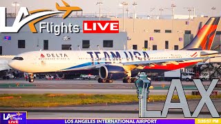 🔴LIVE LAX Airport  LAX LIVE  LAX Plane Spotting [upl. by Suiratnod]