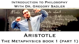 Aristotle Metaphysics book 1  Introduction to Philosophy [upl. by Gninnahc]