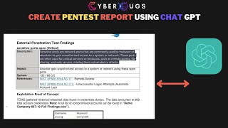 Create Pentesting Report Using ChatGpt Easily  Details Pentesting Report Writing  In Hindi [upl. by Theone538]