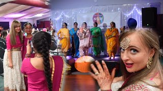 MY BRITISH WIFES FIRST LADIES GIDDHA NIGHT  Teeyan Teej Dian PERFORMANCE [upl. by Dory]