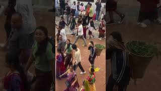 Local jatra at Boudhanath Stupa [upl. by Lindsy]