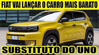 SUBSTITUTO DO UNO SERÁ LANÇADO PELA FIAT COMO CARRO MAIS BARATO [upl. by Tyra]