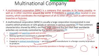 Corporate Finance BBS 4th year Unit 10 Multinational CF Lec 1 [upl. by Hendel]