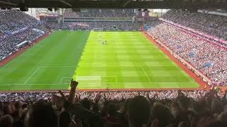 Aston Villa Fans Sing Every week we Follow Allez Allez Allez At Villa Park [upl. by Gingras]