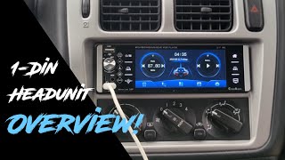 Single DIN Stereo Headunit 5188C  Android Auto and Apple Carplay  from ebay  MP5 Stereo [upl. by Annorah]