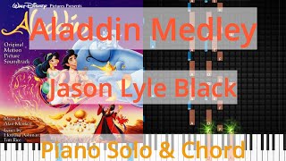 🎹Solo amp Chord Aladdin Medley Jason Lyle Black Synthesia Piano [upl. by Lavina]