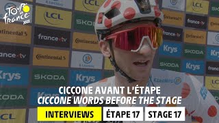 Ciccone Prerace interview  Stage 17  Tour de France 2023 [upl. by Zaria]