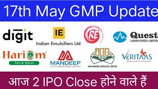 Go Digit General Insurance IPO  Hariom Atta IPO  Quest Laboratories IPO  Rulka Electricals IPO [upl. by Tindall]