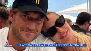 Ilary Blasi parla il tassista del documentario  La vita in diretta 28112023 [upl. by Ari]