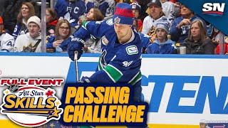 FULL Passing Challenge Competition  2024 NHL AllStar Skills [upl. by Creight]