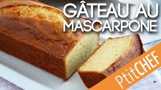 Recette de gâteau au mascarpone  Ptitchefcom [upl. by Beora]