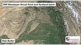 NW Himalayan thrust front and foreland basin [upl. by Aggappera]