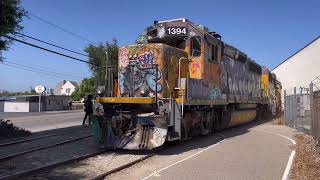 Union Pacific Oxnard Local Santa Paula Branch Action 62624 [upl. by Khano]