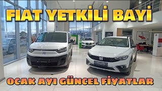 FIAT YETKİLİ BAYİ  SIFIR OTOMOBİLLER  OCAK AYI GÜNCEL FİYATLAR [upl. by Joellen]