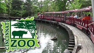 POV BBampT Express Train Ride at Cincinnati Zoo [upl. by Usanis994]