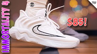 Nikes CHEAPEST HOOP SHOE Nike Giannis Immortality 4 Performance Review [upl. by Arhoz]