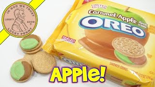 Oreo Caramel Apple Nabisco Limited Edition Cookies [upl. by Yezdnil293]